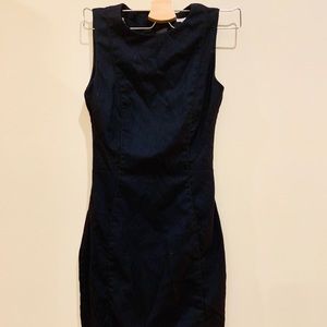 Deep navy H&M pencil dress